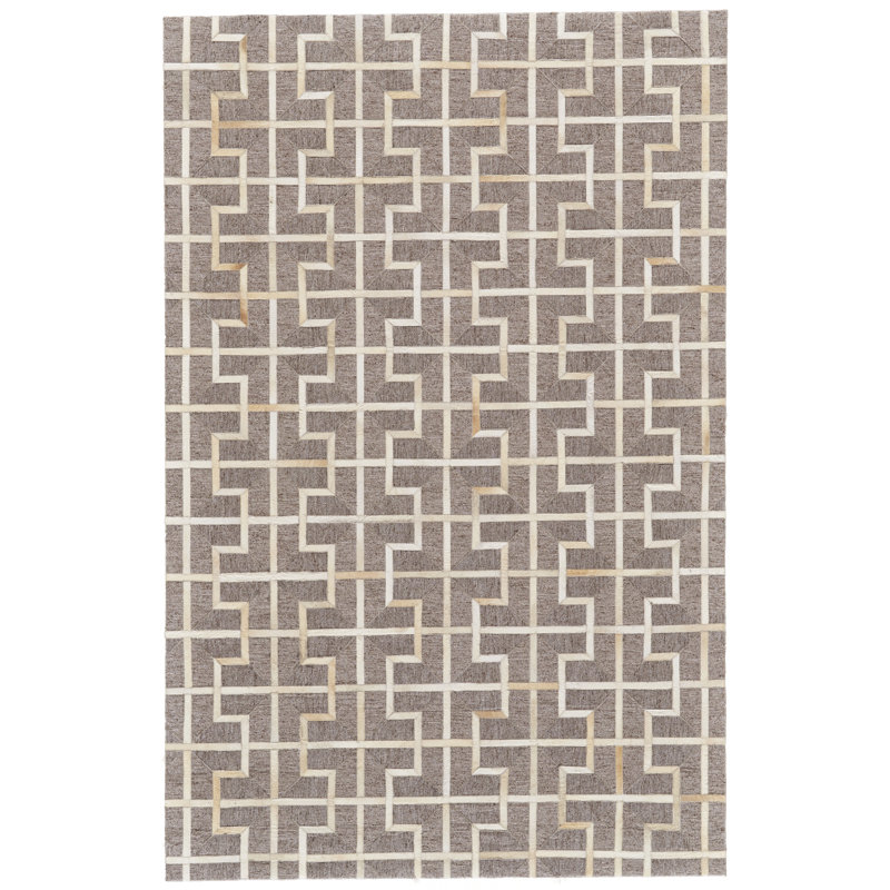 Grossi Geometric Indoor Rug, Rectangle 5' x 8'