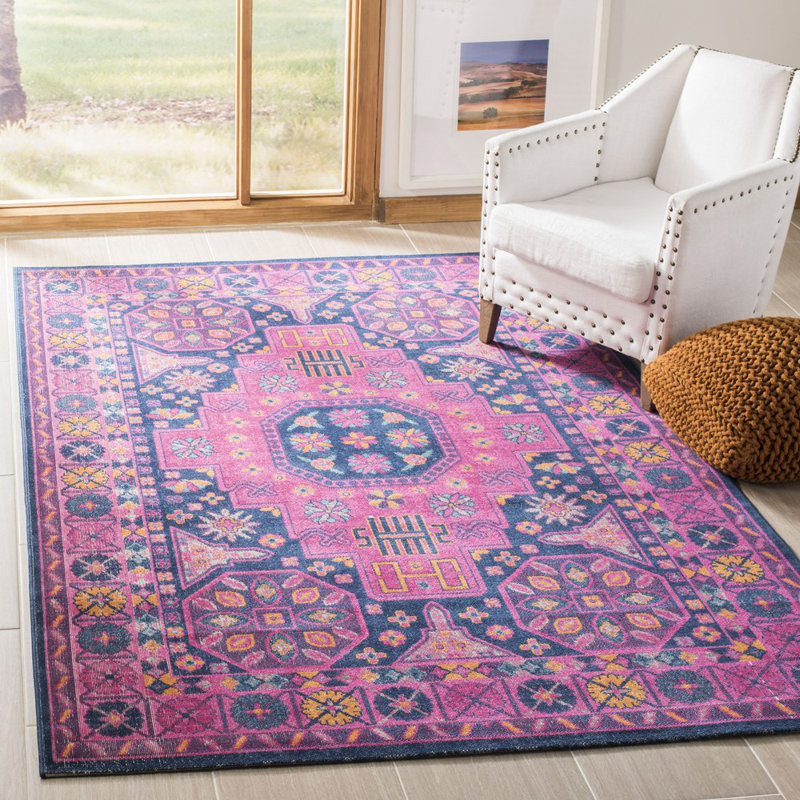 Goddard Oriental Hand Woven Area Rug, Rectangle 201 x 274 cm