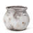 Perrinton Handmade Off White Rustic Cauldron MgO Pot Planter