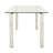 Glass Top Metal Base Dining Table-2136210940-2136210941