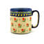 Cocentric Tulips Stoneware Coffee Mug