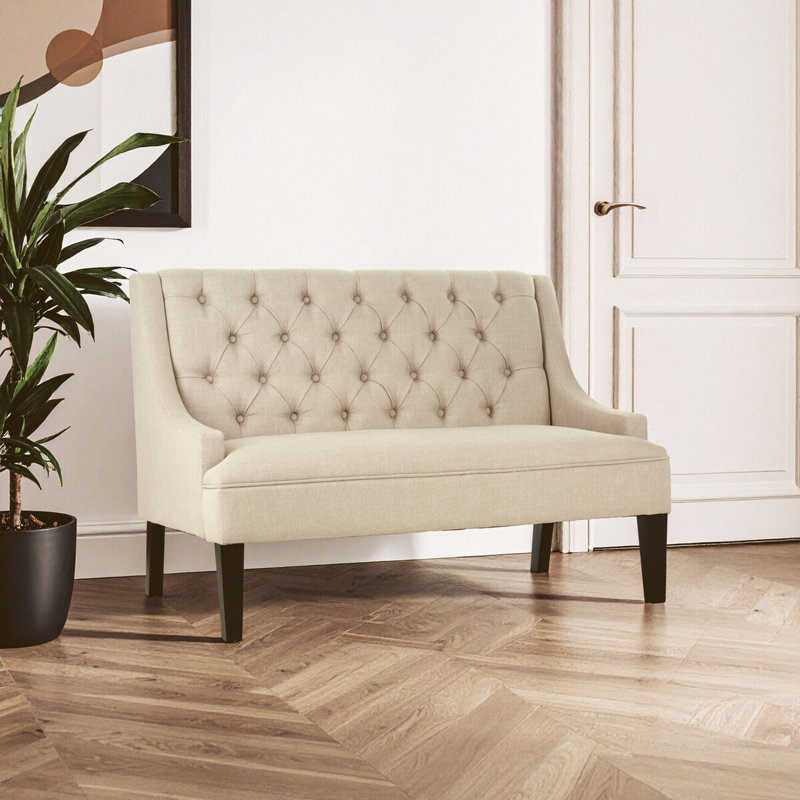 Binney Polyester Upholstered Bench