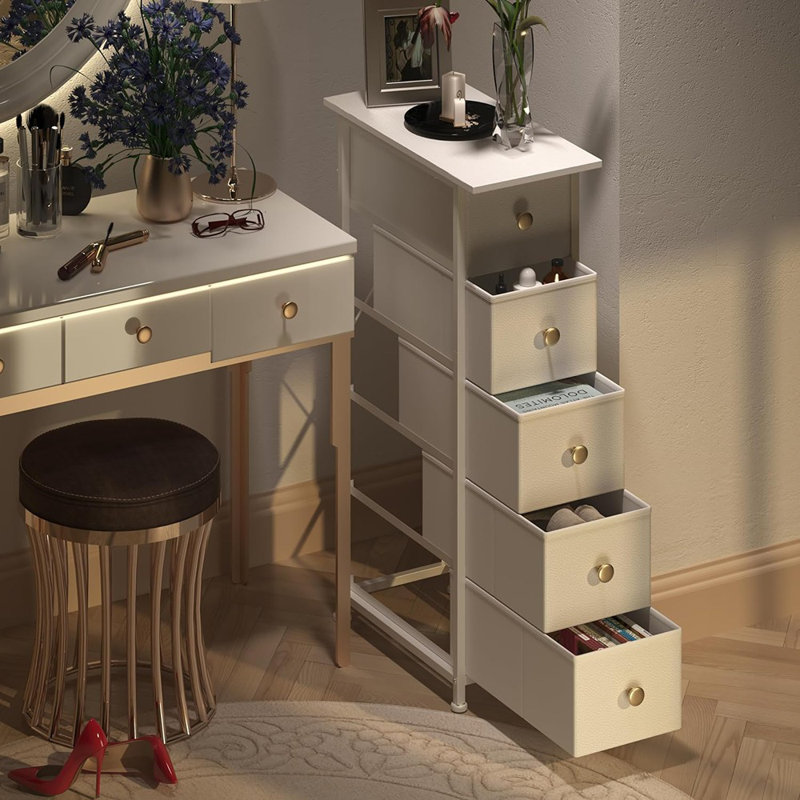 Commode étroite étroite verticale