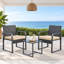 Ensemble de conversation pour patio 2 personnes Sharanya - Coussins imperméables en osier et en Sunbrella toutes saisons-1256944606
