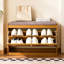 6 Pair Shoe Storage Bench