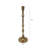 Slender Aluminum Taper Candle Holder with Bead Accents-1433081340