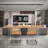 Burlywood Rectangular Solid Wood desks-108074361