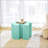 Puzzle Art Side Table, Modular Concave Edge MGO Table - Customizable Layouts For Indoor & Outdoor Use, Antique-1374293168