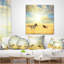 Coussin de soleil imprimé au-dessus des pelouses avec coussin zèbres-29891779-29891783