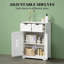 Armoire de plancher surélevée, armoire de rangement moderne