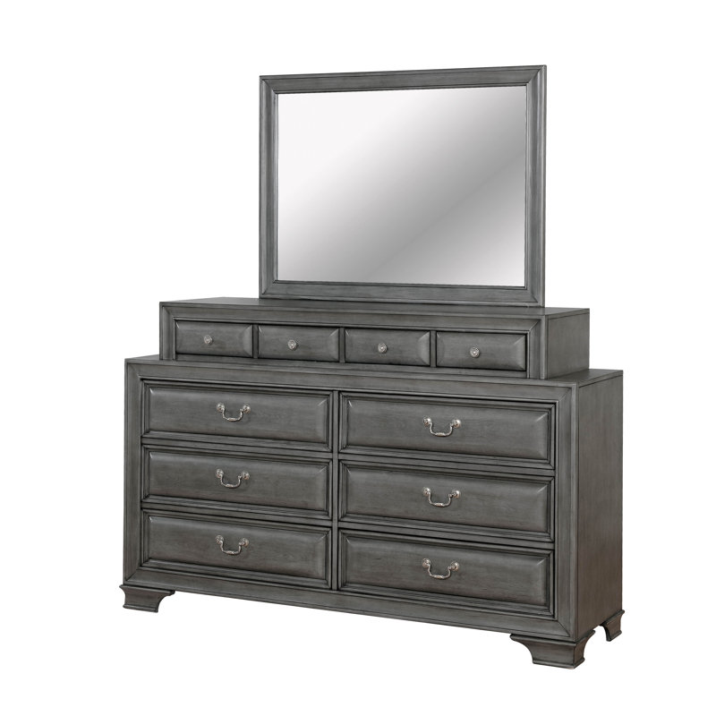 Goldene 66.5'' W 10 - Drawer Dresser, Gray