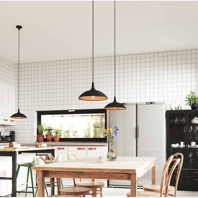 Tabitha 1 - Light Single Pendant, Matte Black
