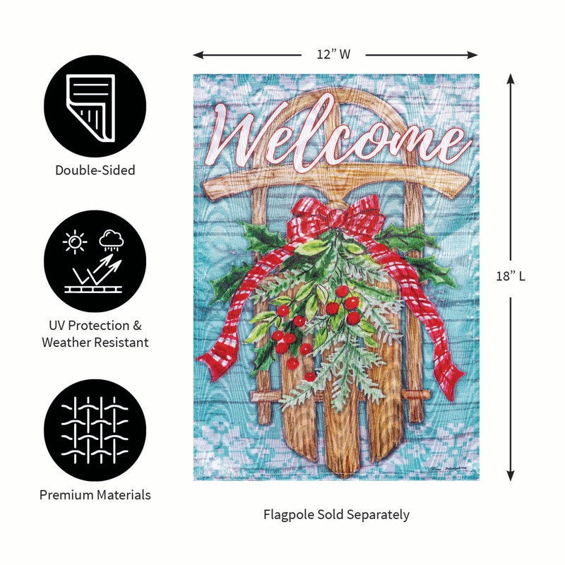 Drapeau de jardin Welcome