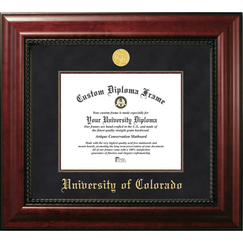 Cadre de diplôme de direction pour le colorado buffalo NCAA