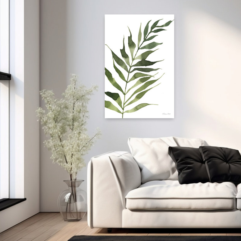 Fern 2 Abstract Fern Tropical Landscape Wall Art Print, 91.44cm H x 60.96cm W