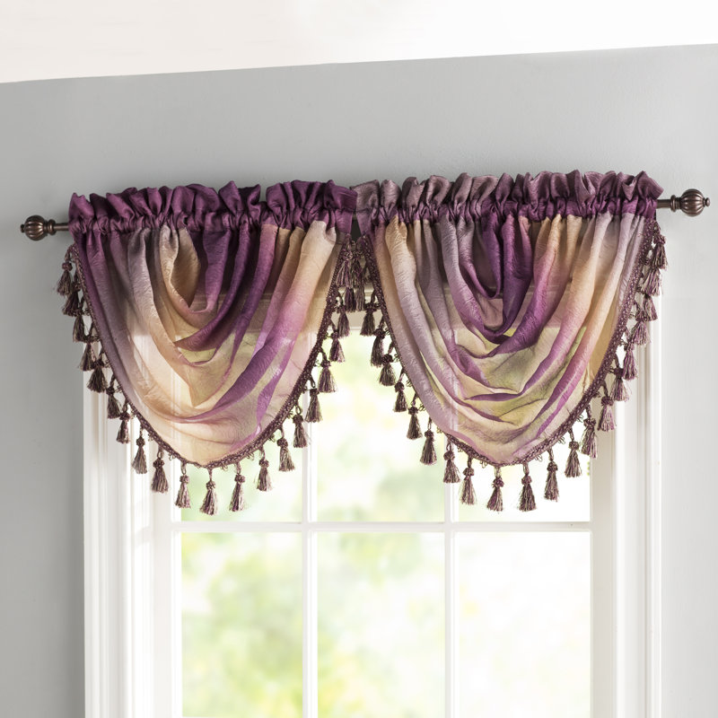 Cantonnière 46 po Velia, Aubergine