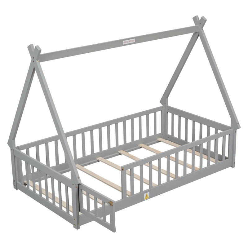 Dhima Kids Platform, Twin, Gray