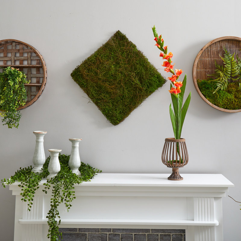 20'' Faux Moss Plant
