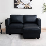 Shealene Convertible Sectional Sofa with Chaise L Shaped Sofa Couch Modular Sofa with Storage