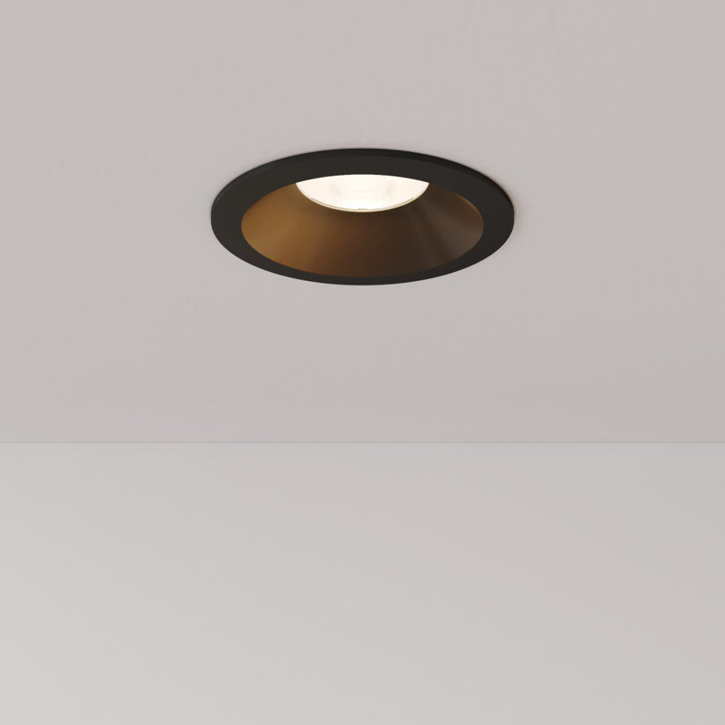 Plafonnier encastré Libra Vidalite 2In LED, ensemble de luminaire rond sans lumière avec température de couleur 5CCT sélectionnable et gradateur pleine gamme, luminosité 700LM, 9W, ETL, IC et IP44