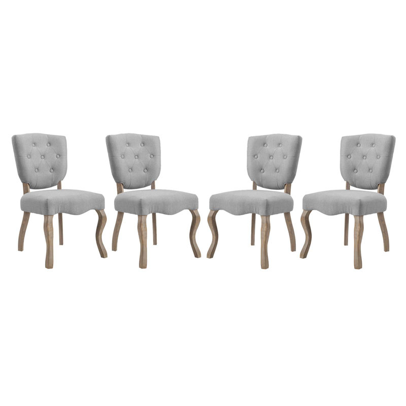 Chaises d'appoint françaises Array, Velours gris pâle