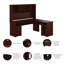 Bureau en L avec rehausse Huckins