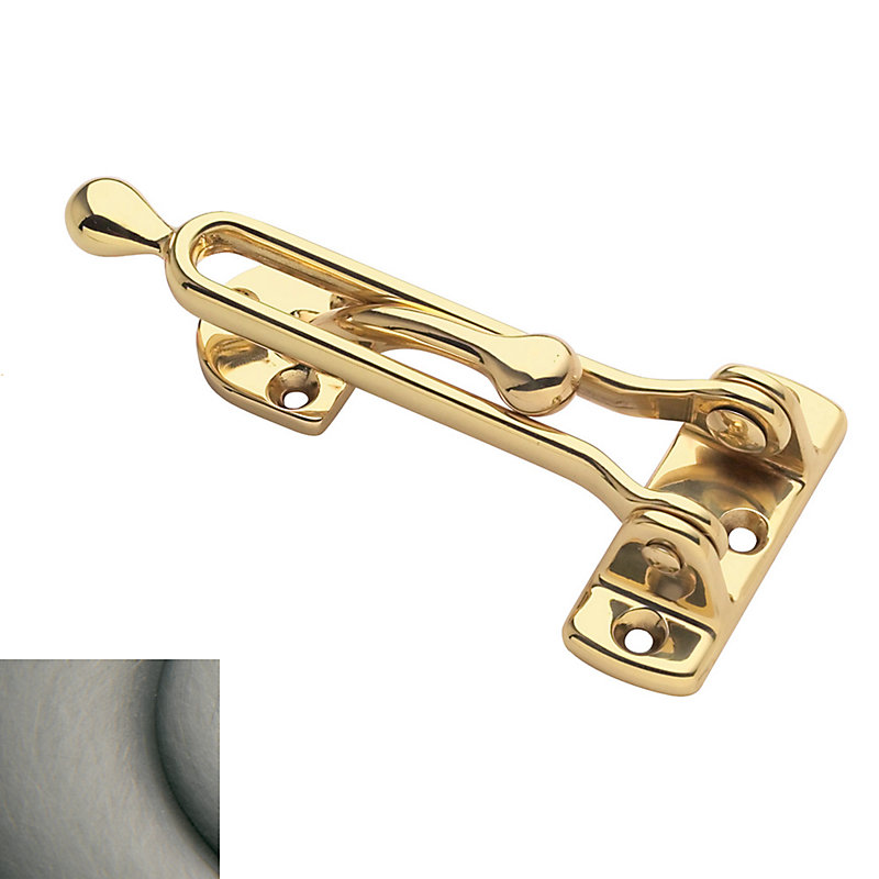 Security Door Guard, Antique Nickel