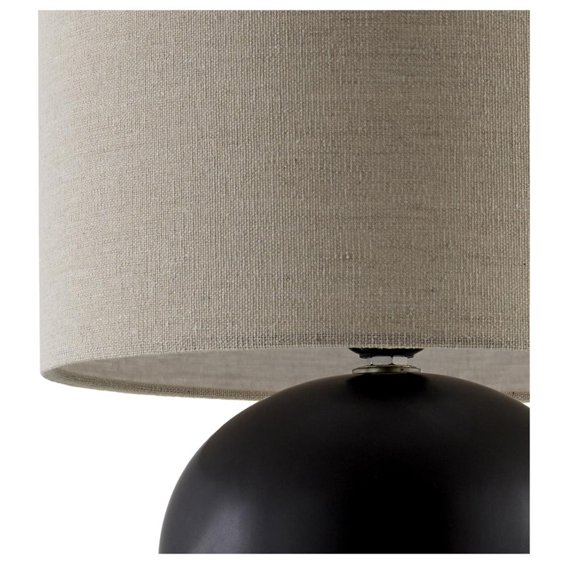 Pramit Accent Table Lamp, Black