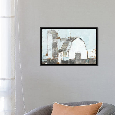 « grange & silo ii », reproduction sur toile