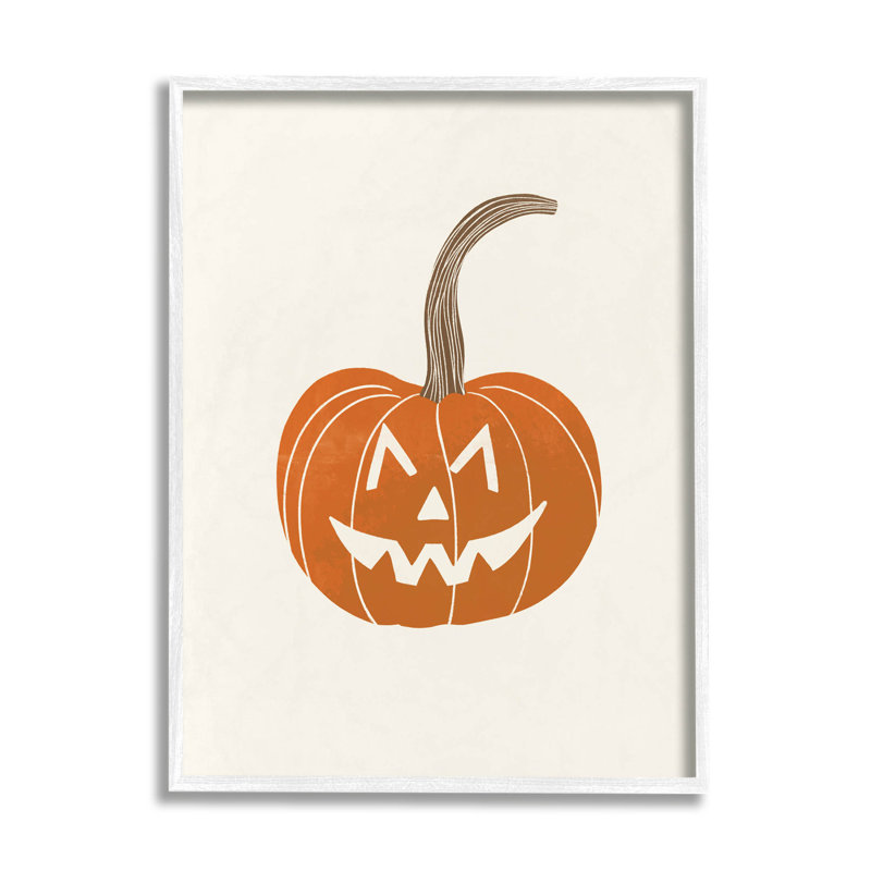 «Happy Jack-o-Lantern Smile» par Taylor Shannon Designs - impression sur toile, H 20 po x l 16 po x P 1,5 po