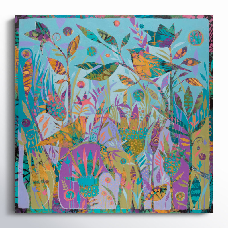 Art sur toile Kratzer «Sing Your Song», H 35 po x l 35 po x P 2 po