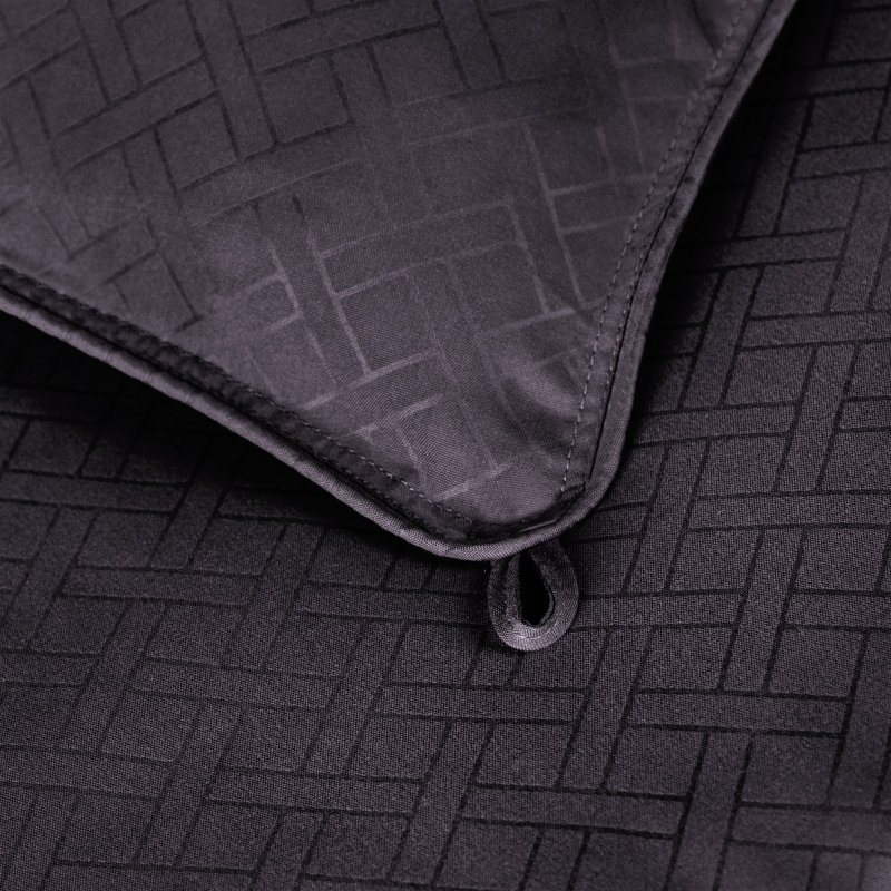 Édredon en duvet synthétique réversible toutes saisons Superior , Noir, Simple/Simple XL