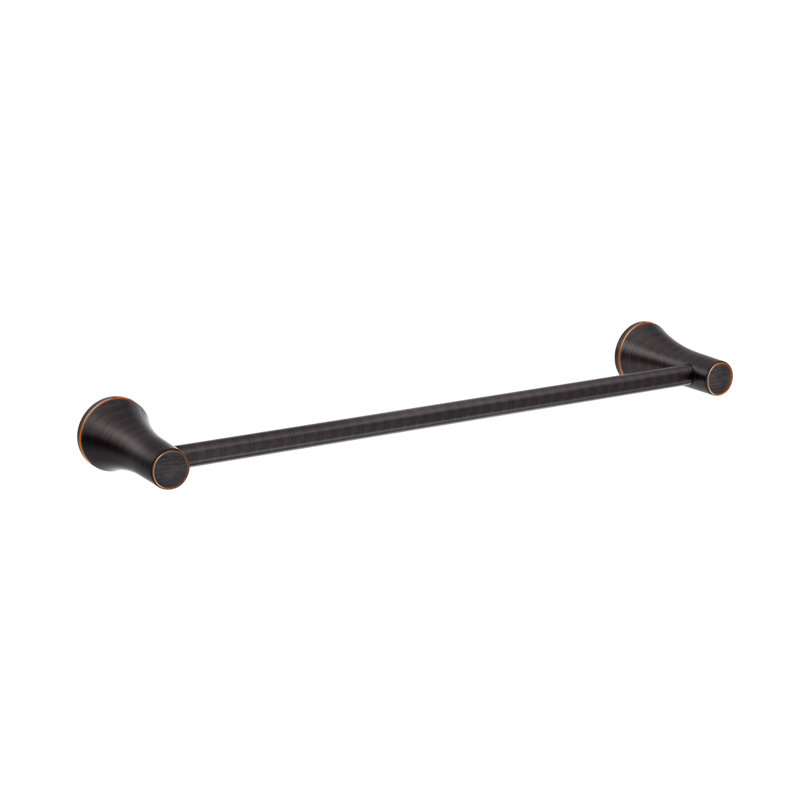 Porte-serviettes mural dissimulé C Series, H 2 po x l 18 po x P 5 po, Bronze héritage