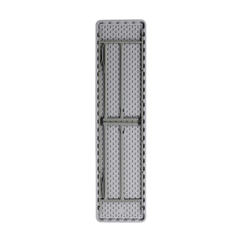 6-Foot Grey Plastic Folding Training Table