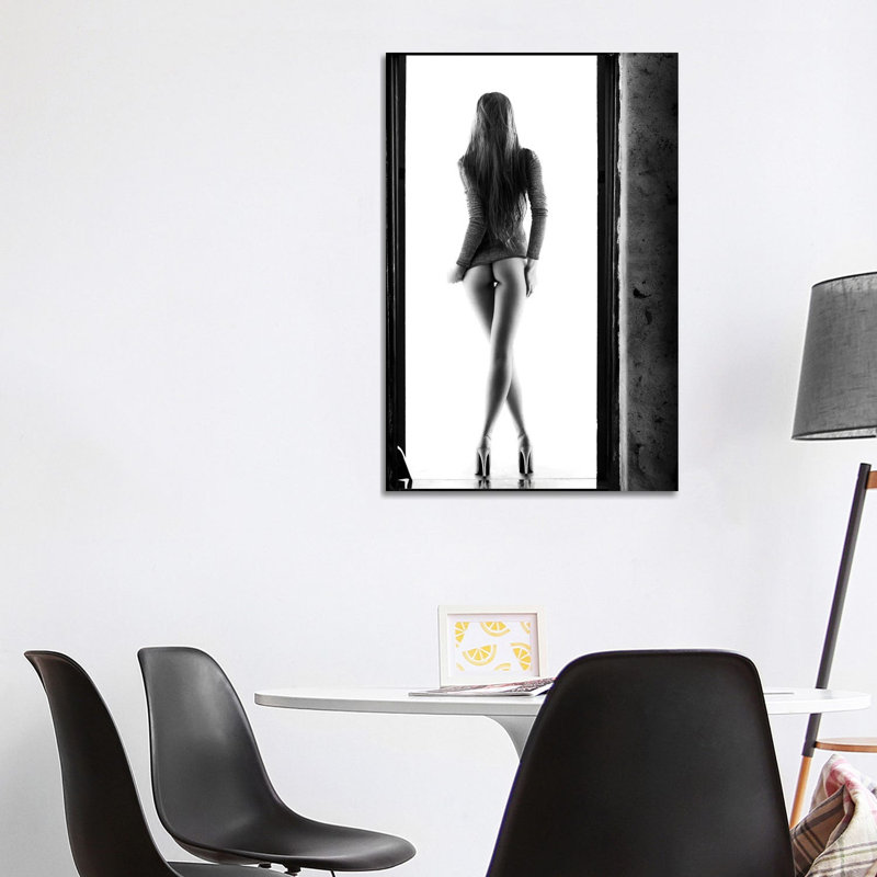 Woman Standing In Doorway by Johan Swanepoel - Wrapped Canvas Print, 101.6 cm H x 66.04 cm W