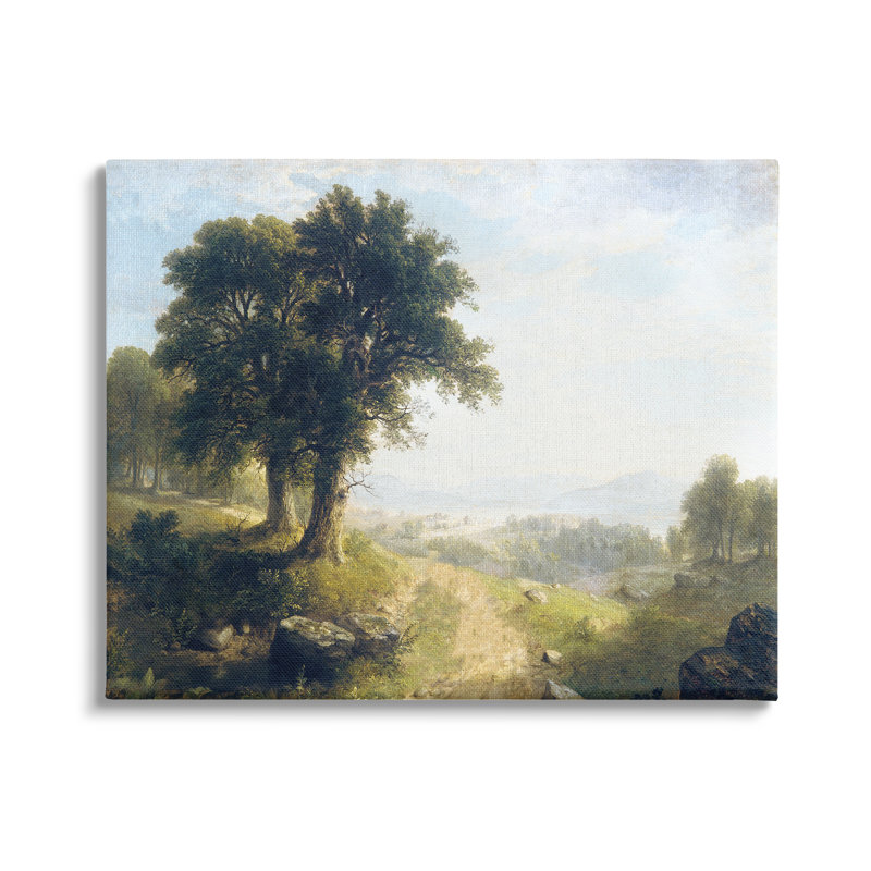 Paysage de chêne champêtre classique par Lil 'Rue, H 24 po x l 30 po x P 1,5 po