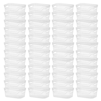 Ensemble de bacs de rangement en plastique