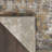 Abstract Machine Made Power Loom Polyester/Polypropylene Area Rug in Gray/Ivory/Golden Beige-461953330