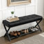 Banc rembourré avec rangement pour chaussures Richia-798328945