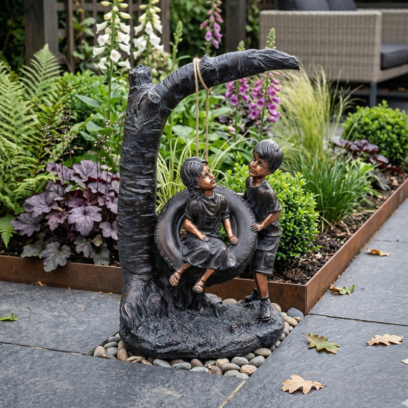 Hickok TYRE SWING 50cm Bronze Effect