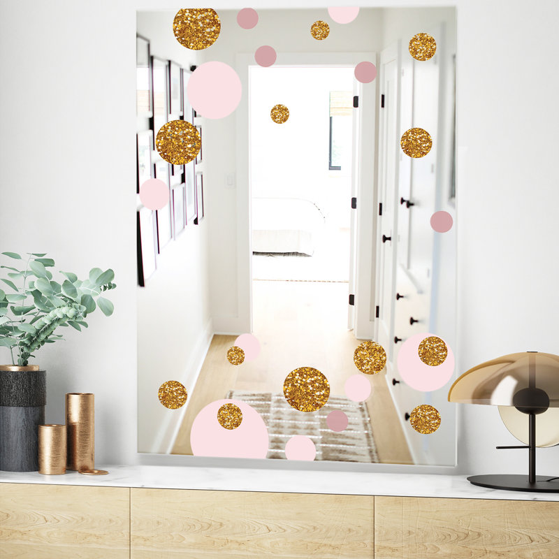 Miroir de salle de bain circulaire, H 39,4 po x l 29,5 po