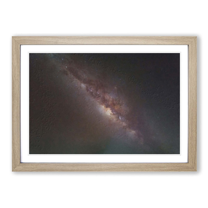 Universe in Abstract Vol.47 in Abstract - Picture Frame Graphic Art Print, 27cm H x 36cm W x 2cm D, Oak Framed