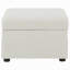 Repose-pieds avec rangement relevable hydraulique Merced Beige-423603481