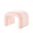 Set Of 3 U-Shaped Modern Bench - Teddy Upholstered Ottoman-563253254