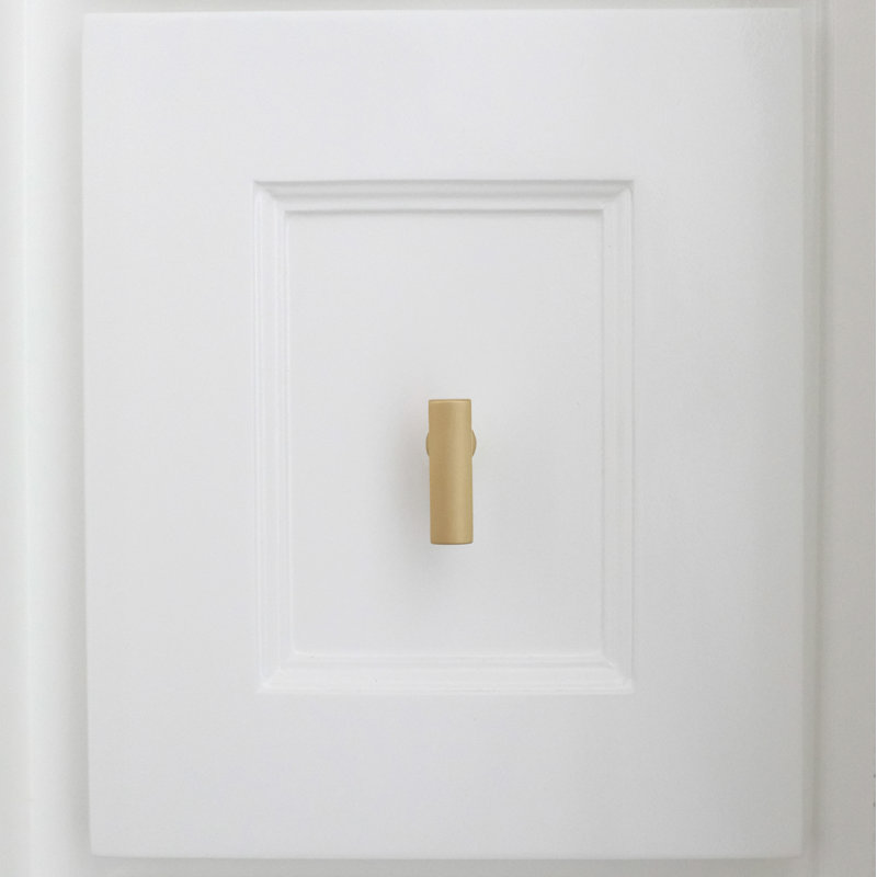 Mod Bar Knob, Satin Brass