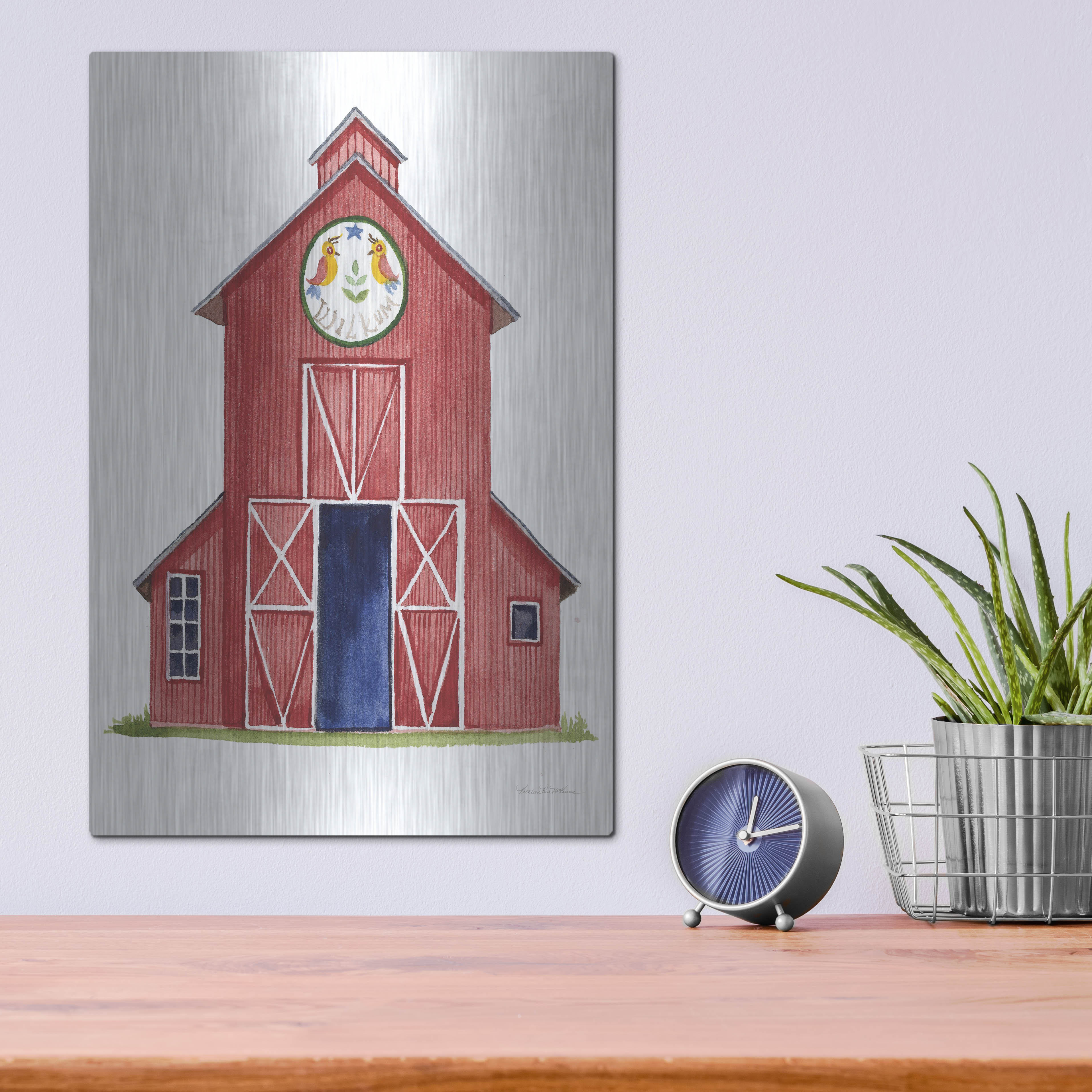 Gracie Oaks 'Life On The Farm Barn Element 2' by Kathleen Parr Metal ...