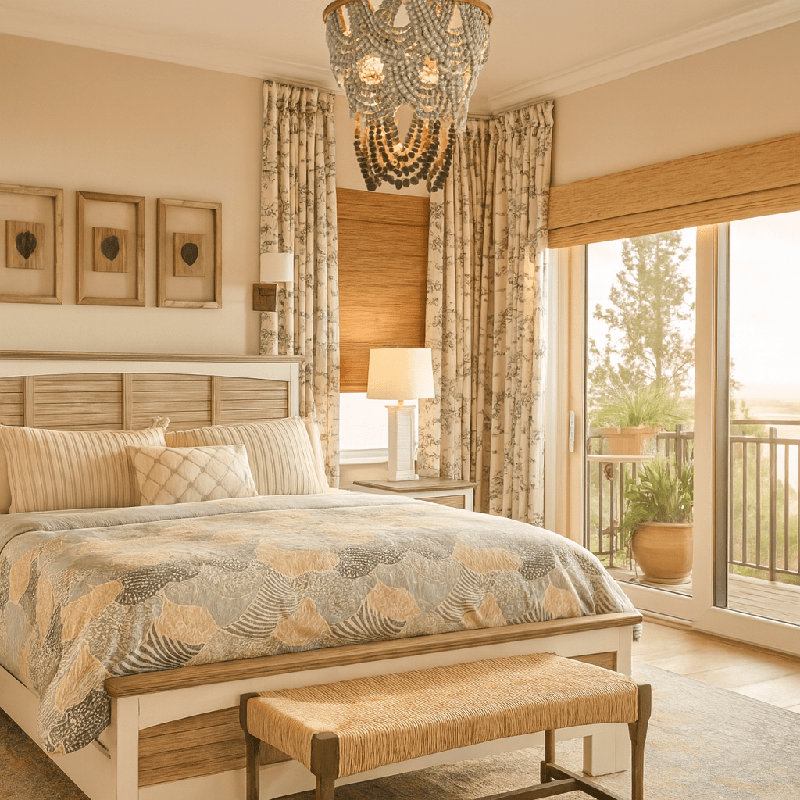 Ahriya - Bed - King - Dapple Grey and Blanc Finish, King