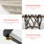 Round Metal Base Dining Table