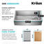 Évier de cuisine KRAUS Kore ™ Workstation Farmhouse-115270565-115270562