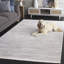 Smadar Whisper Striped Area Rug In Light Grey & Ivory-2010738965